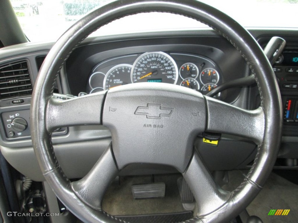 2005 Silverado 1500 Z71 Extended Cab 4x4 - Dark Gray Metallic / Dark Charcoal photo #23