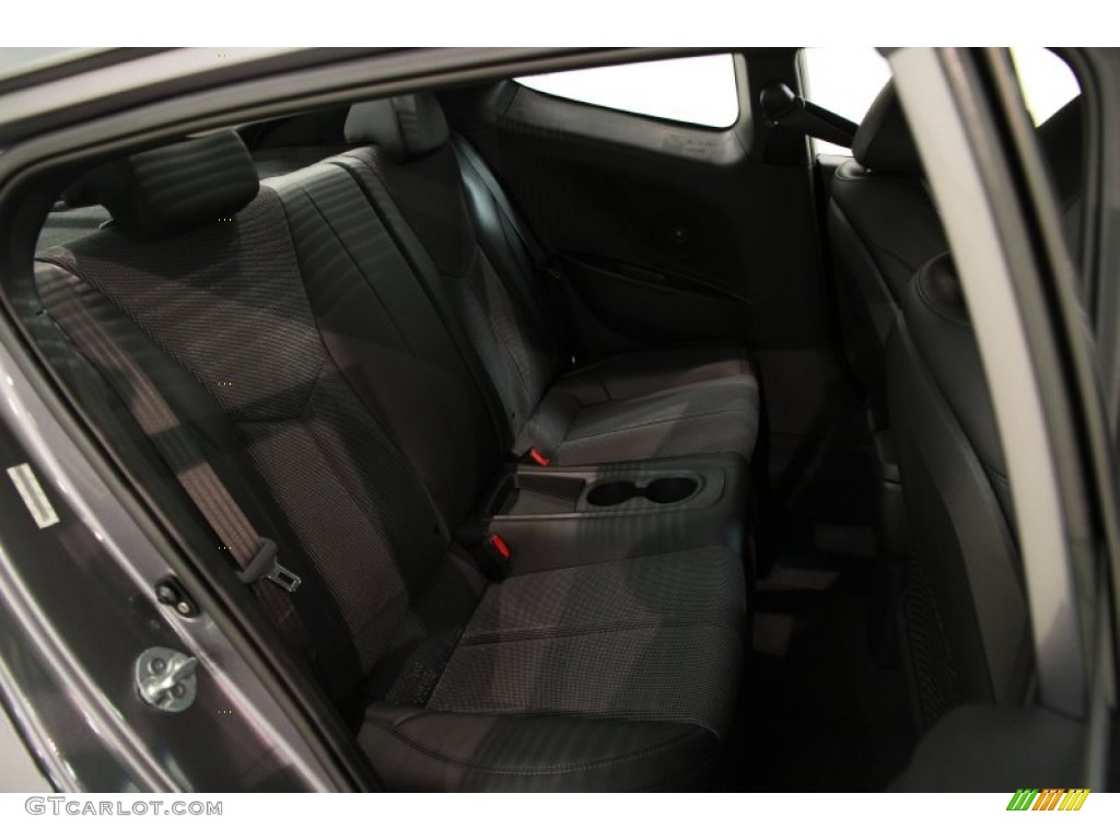 Black Interior 2012 Hyundai Veloster Standard Veloster Model Photo #86549573
