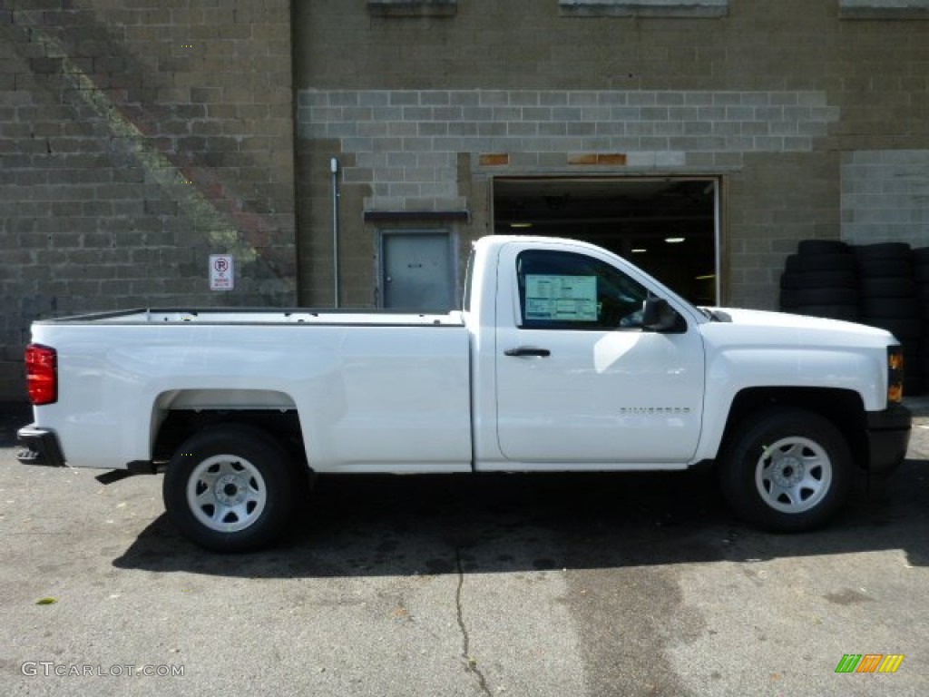 2014 Silverado 1500 WT Regular Cab - Summit White / Jet Black/Dark Ash photo #2