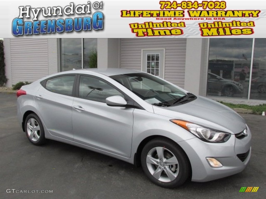2013 Elantra GLS - Silver / Gray photo #1