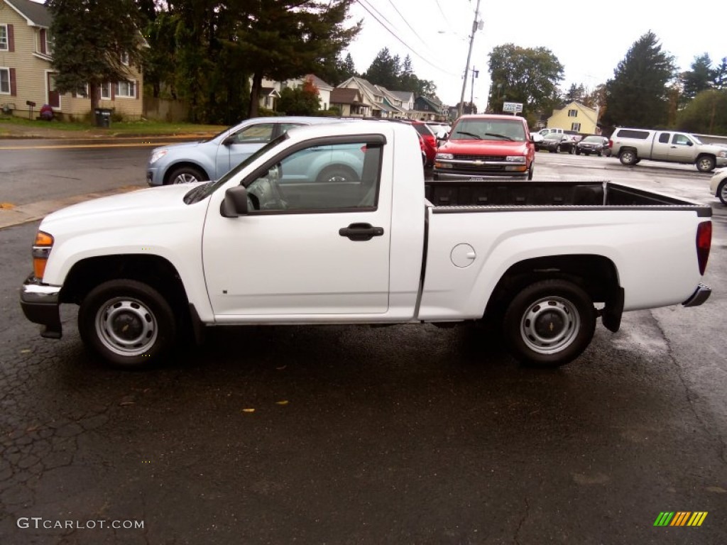 Summit White 2007 Chevrolet Colorado Work Truck Regular Cab Exterior Photo #86552416