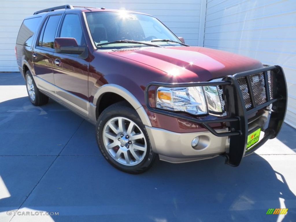 2011 Expedition EL King Ranch 4x4 - Royal Red Metallic / Chaparral Leather photo #1