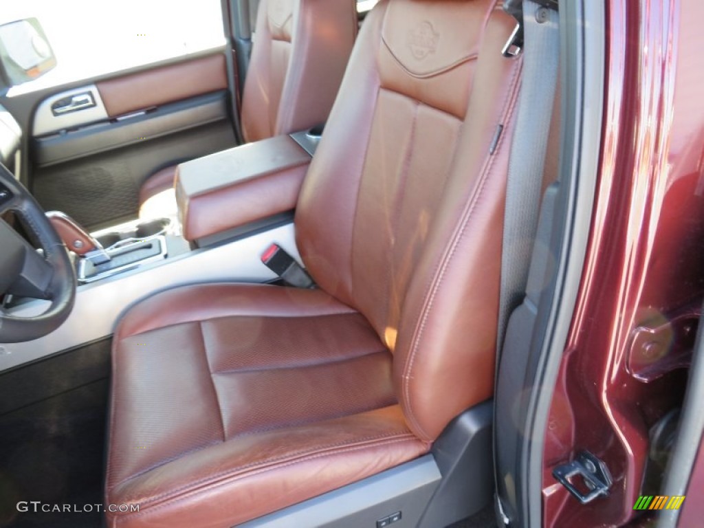 Chaparral Leather Interior 2011 Ford Expedition EL King Ranch 4x4 Photo #86553879