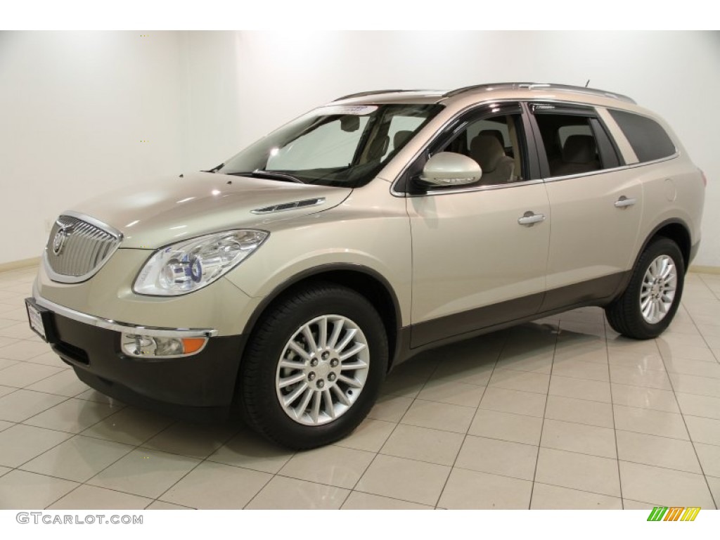 2011 Enclave CX - Gold Mist Metallic / Cashmere/Cocoa photo #3