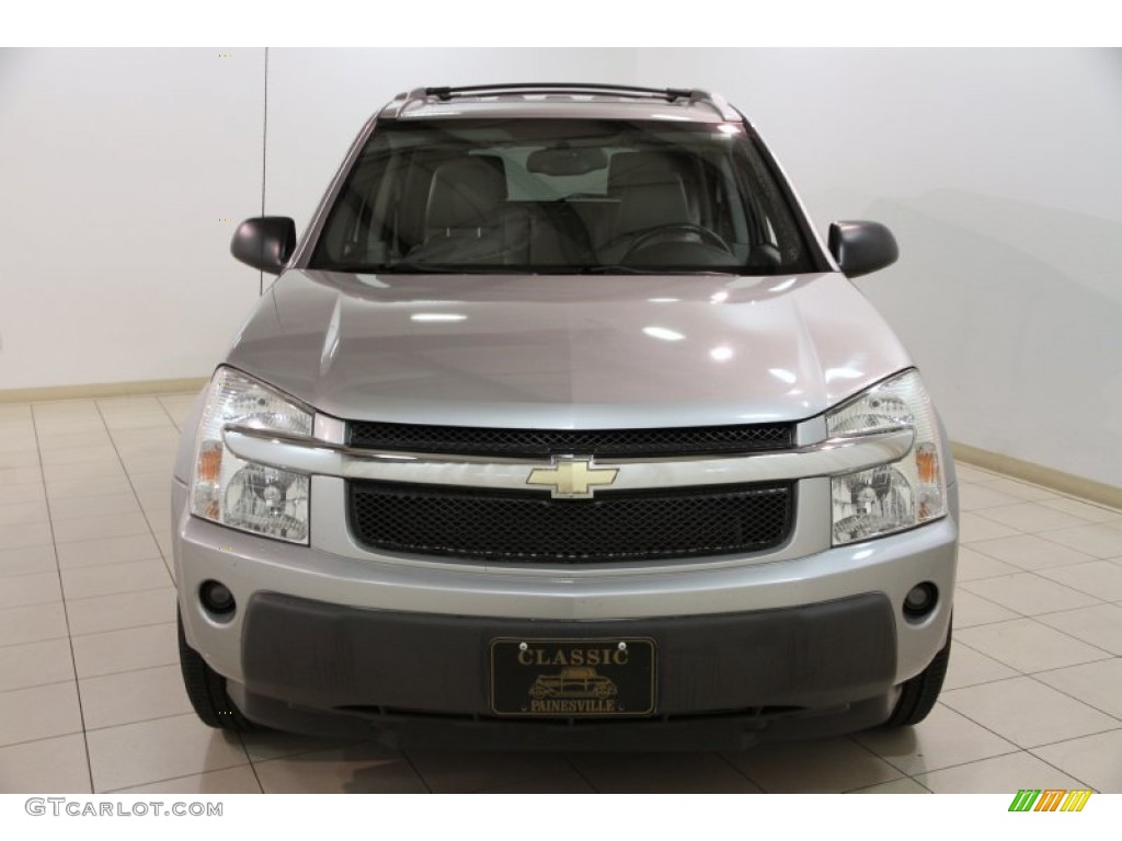 2005 Equinox LT AWD - Galaxy Silver Metallic / Light Gray photo #2
