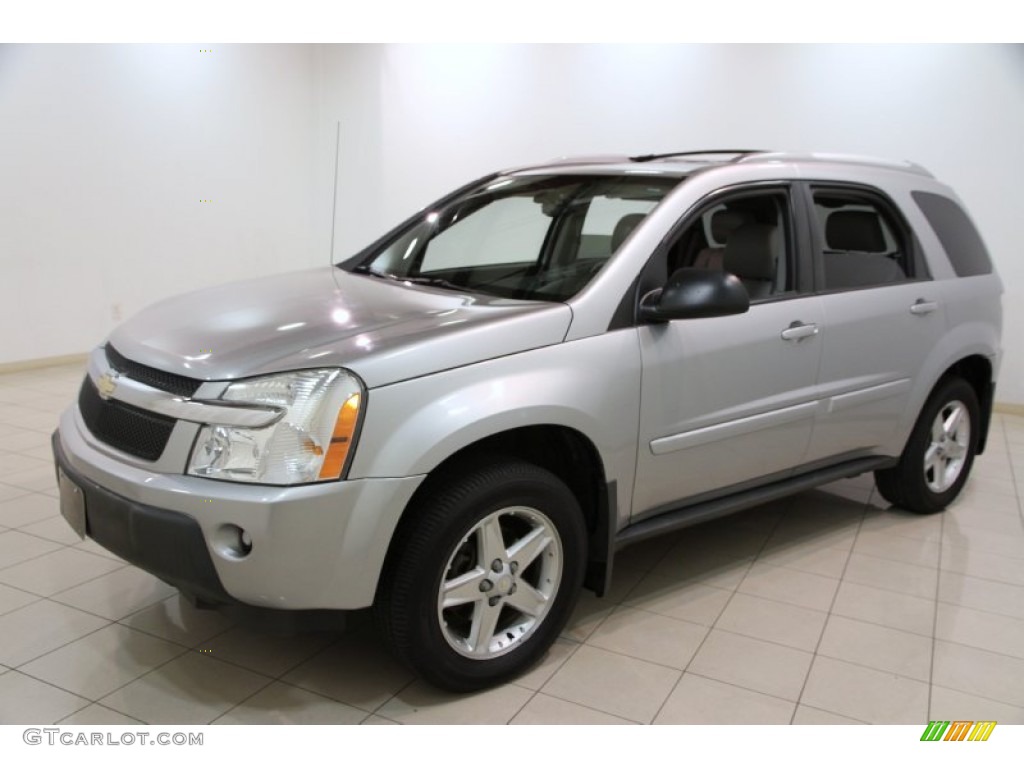 2005 Equinox LT AWD - Galaxy Silver Metallic / Light Gray photo #3