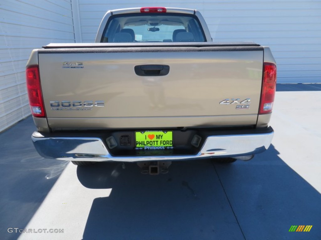 2004 Ram 2500 SLT Quad Cab 4x4 - Light Almond Pearl Metallic / Taupe photo #5