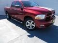 Deep Cherry Red Crystal Pearl 2012 Dodge Ram 1500 Express Quad Cab