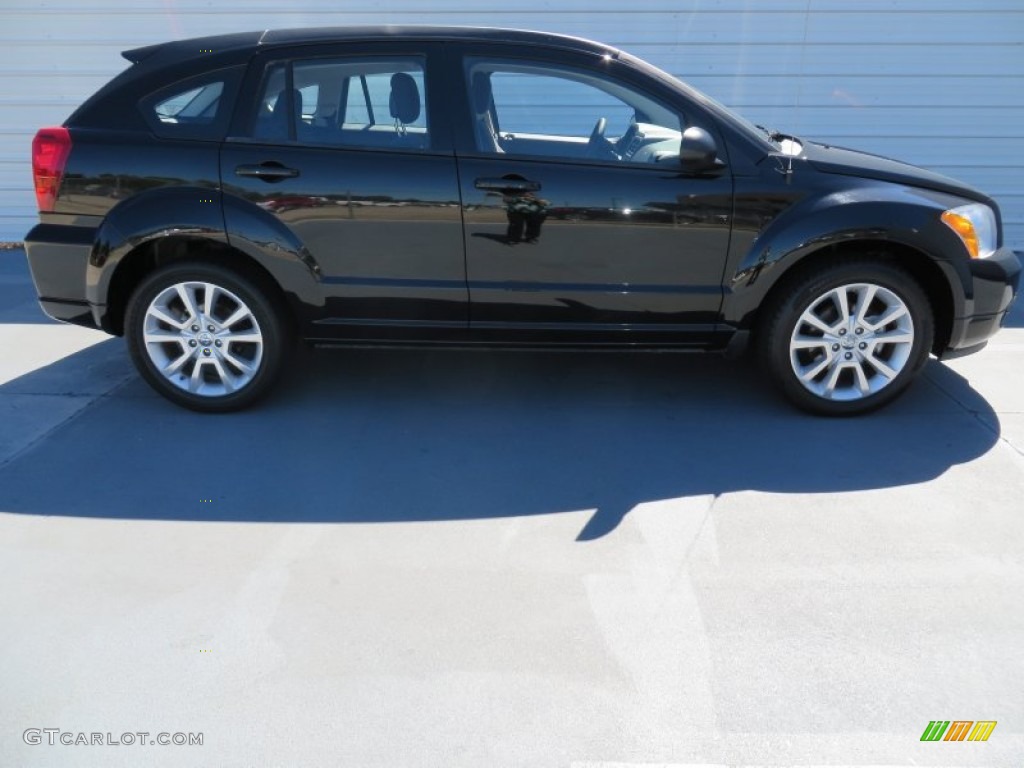 2012 Caliber SXT Plus - Black / Dark Slate Gray photo #3