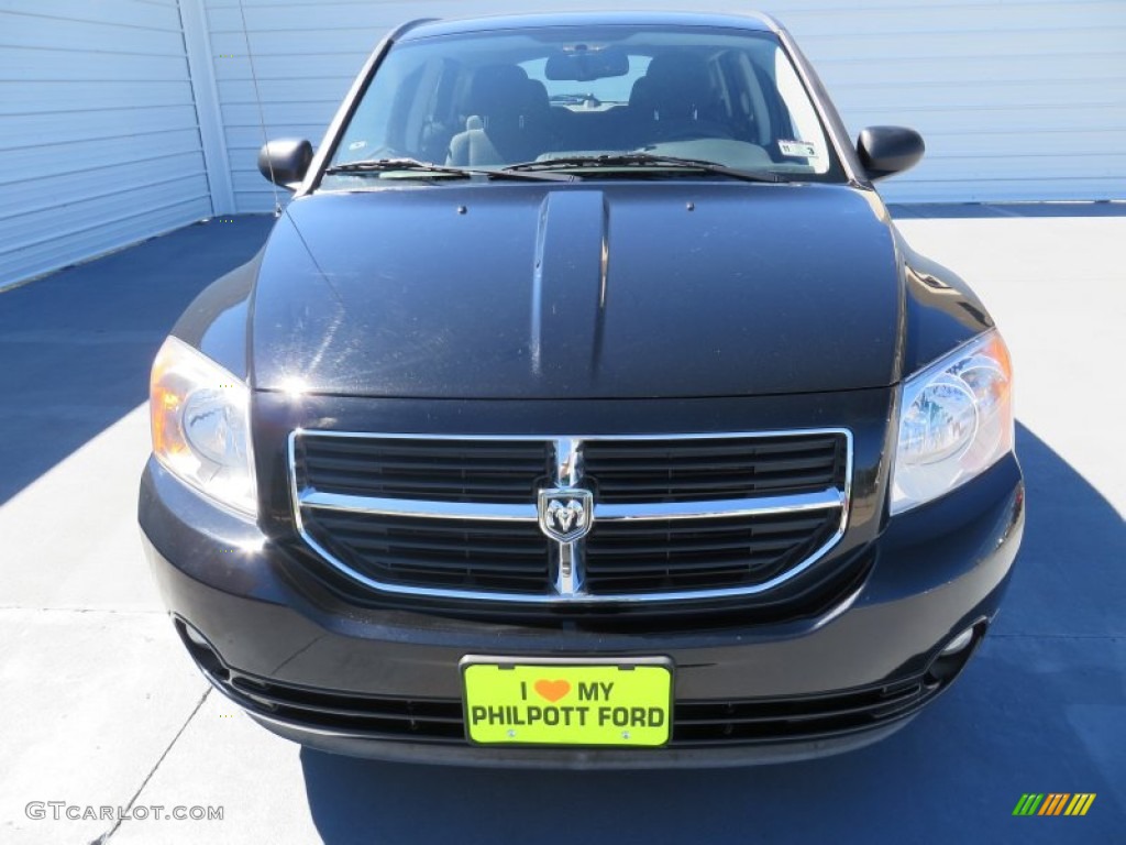 2012 Caliber SXT Plus - Black / Dark Slate Gray photo #7