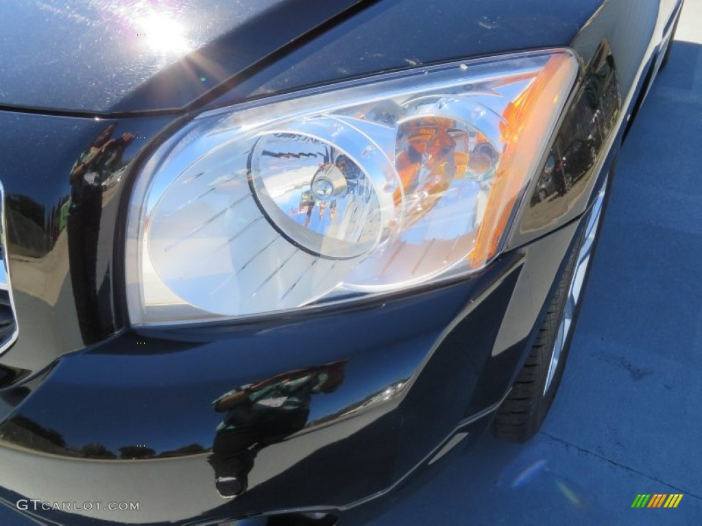 2012 Caliber SXT Plus - Black / Dark Slate Gray photo #8