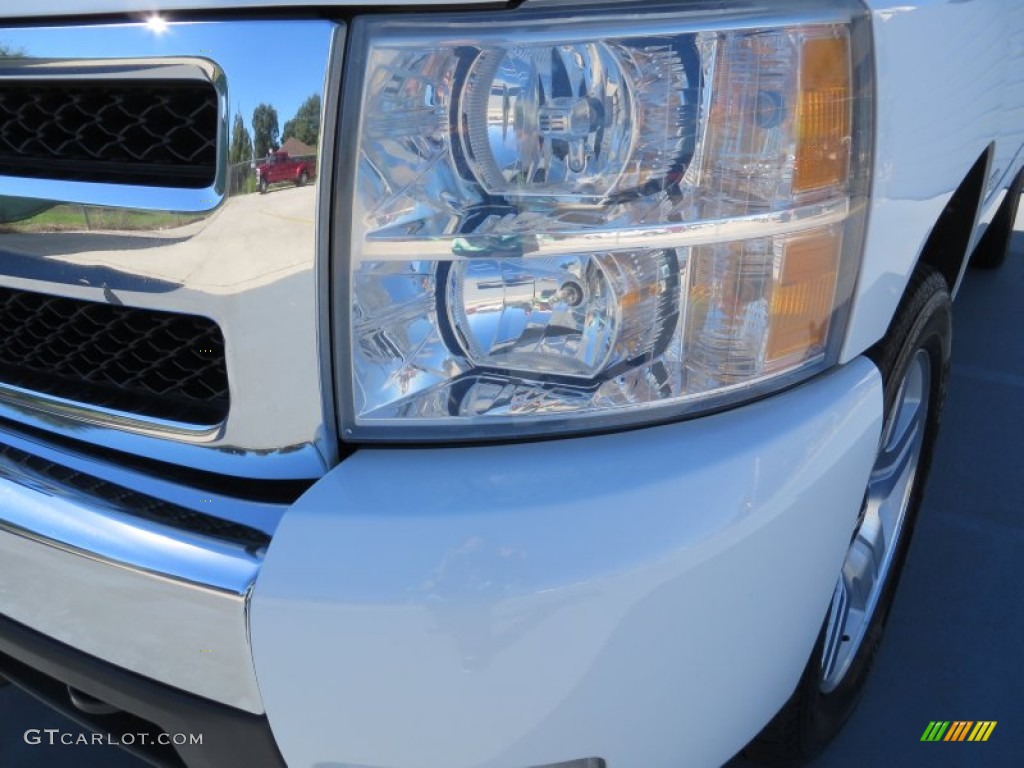 2008 Silverado 1500 LT Crew Cab - Summit White / Ebony photo #9