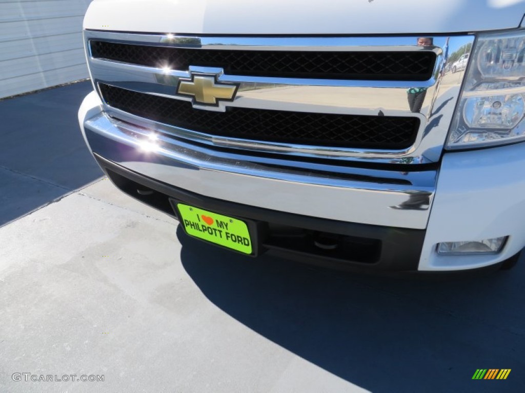 2008 Silverado 1500 LT Crew Cab - Summit White / Ebony photo #11