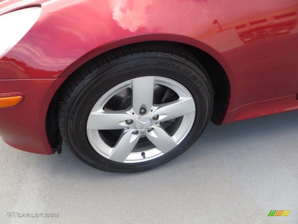 2006 SLK 280 Roadster - Firemist Red Metallic / Beige photo #11