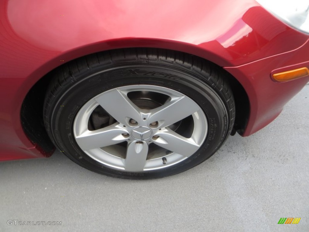 2006 SLK 280 Roadster - Firemist Red Metallic / Beige photo #14