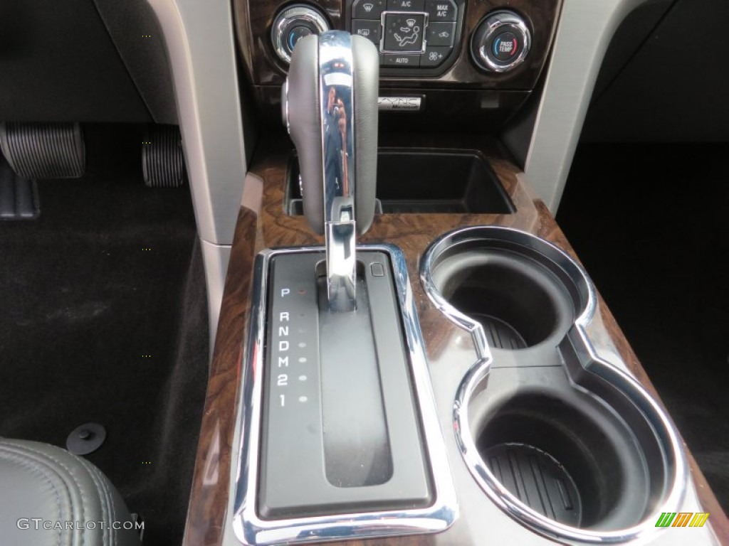 2013 F150 Platinum SuperCrew 4x4 - Ruby Red Metallic / Platinum Unique Black Leather photo #43