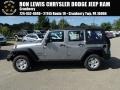 2014 Billet Silver Metallic Jeep Wrangler Unlimited Sport 4x4  photo #1