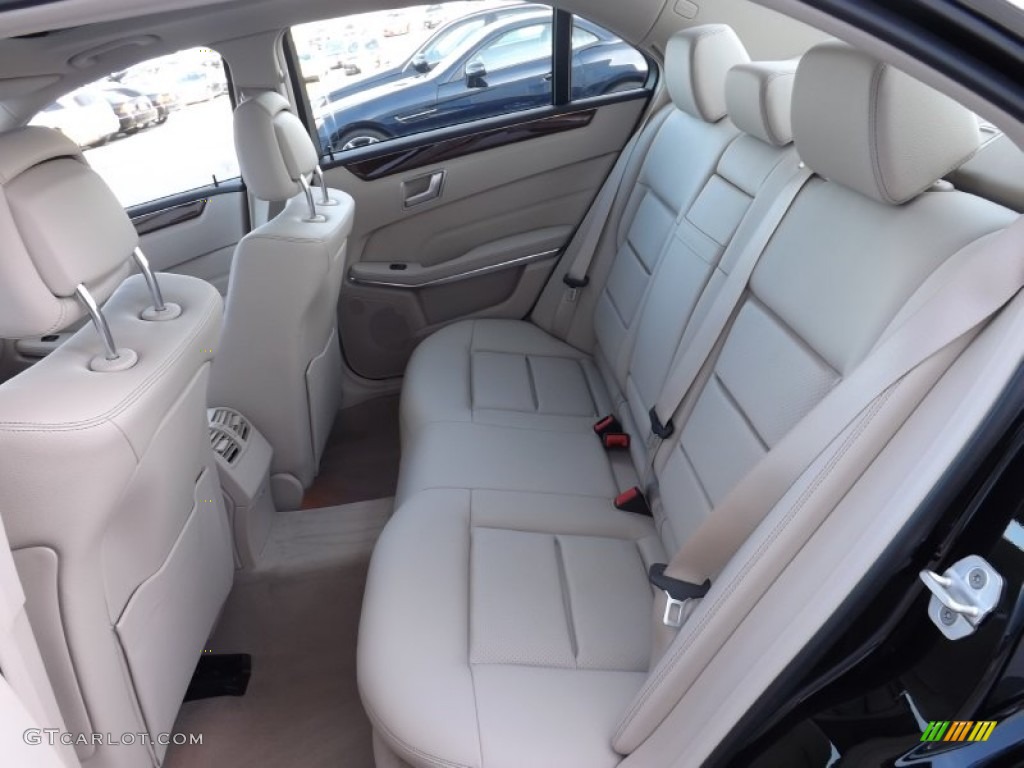 2014 E 350 4Matic Sedan - Black / Silk Beige/Espresso Brown photo #6