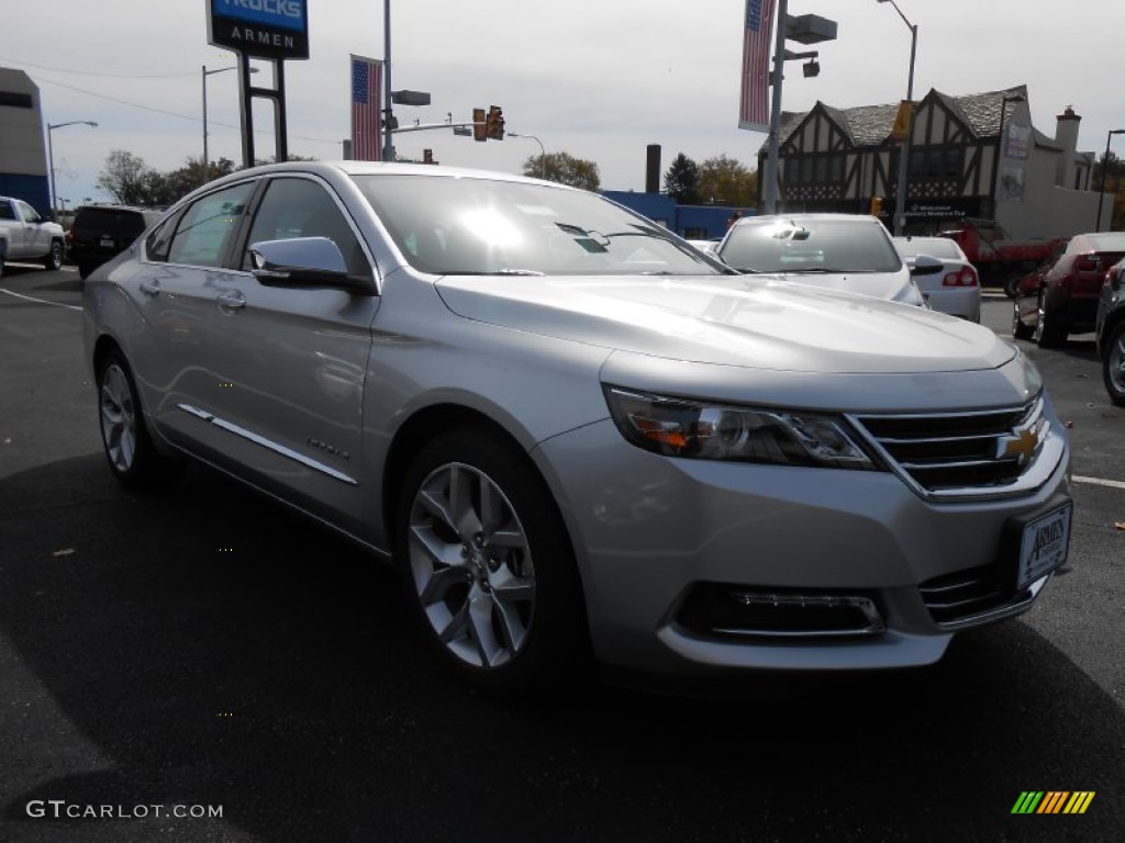 2014 Impala LTZ - Silver Ice Metallic / Jet Black photo #3