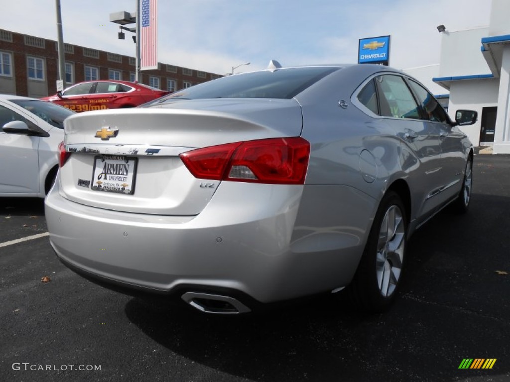 2014 Impala LTZ - Silver Ice Metallic / Jet Black photo #5