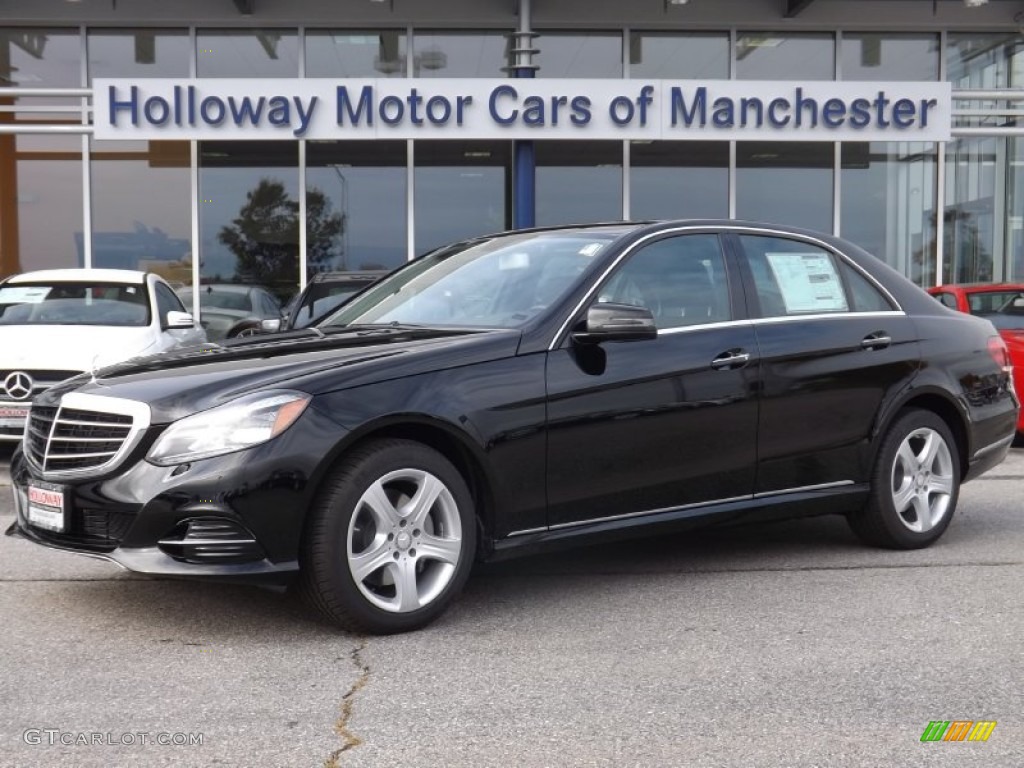 2014 E 350 4Matic Sedan - Black / Black photo #1