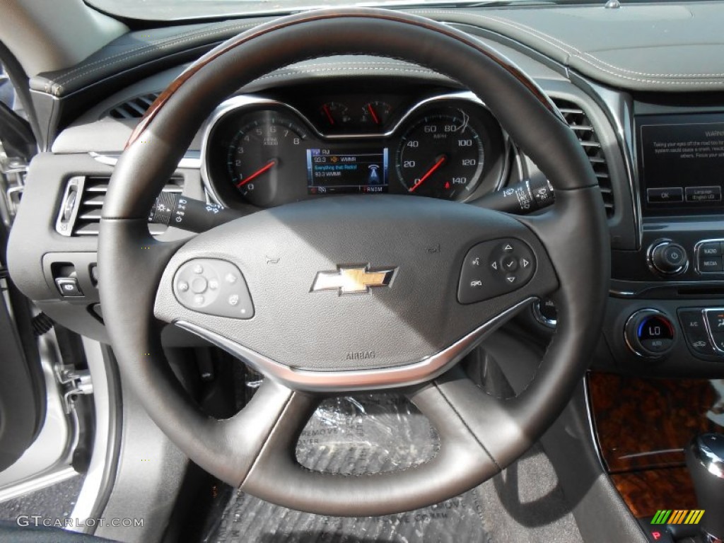 2014 Impala LTZ - Silver Ice Metallic / Jet Black photo #13