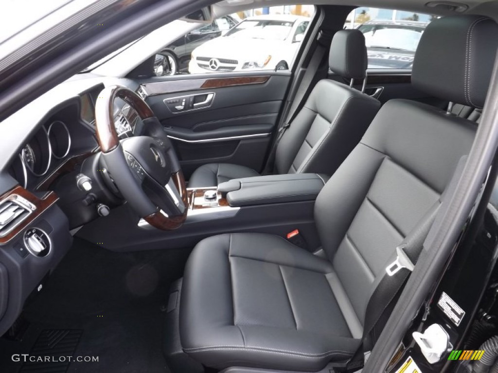 2014 E 350 4Matic Sedan - Black / Black photo #11