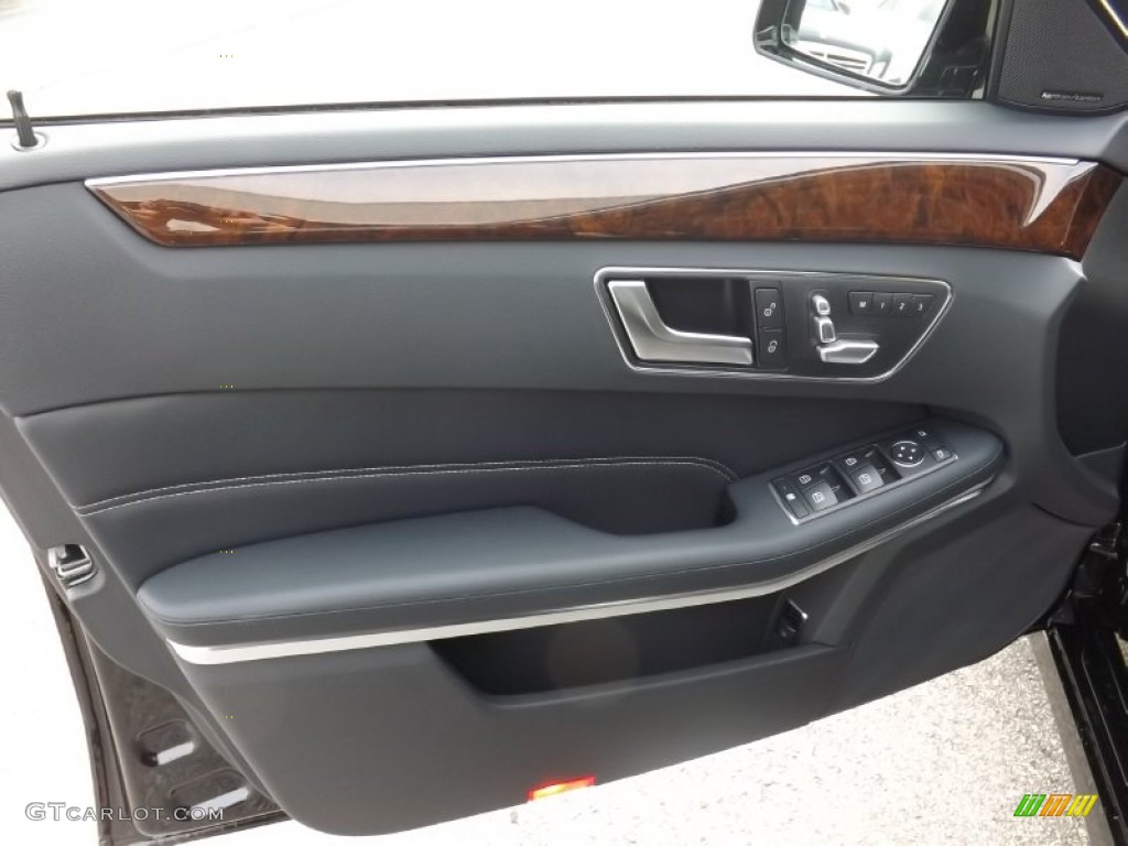 2014 E 350 4Matic Sedan - Black / Black photo #12
