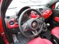 Abarth Nero/Rosso/Nero (Black/Red/Black) 2013 Fiat 500 Abarth Interior Color