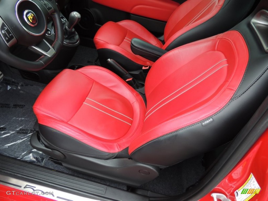 2013 Fiat 500 Abarth Front Seat Photo #86560791