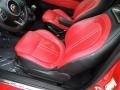Abarth Nero/Rosso/Nero (Black/Red/Black) Front Seat Photo for 2013 Fiat 500 #86560791