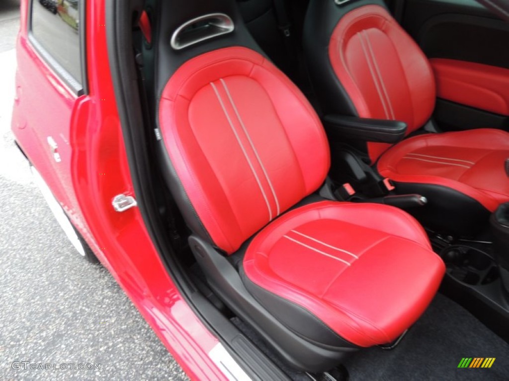 2013 Fiat 500 Abarth Front Seat Photo #86560860