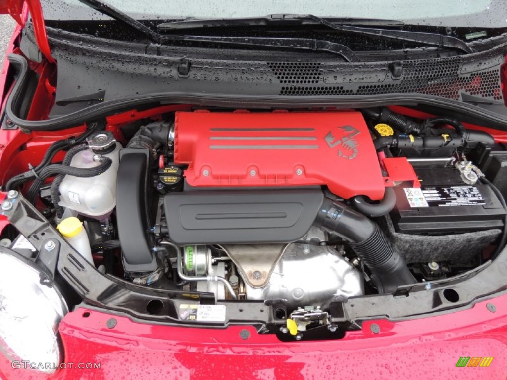 2013 Fiat 500 Abarth 1.4 Liter Abarth Turbocharged SOHC 16-Valve MultiAir 4 Cylinder Engine Photo #86561073