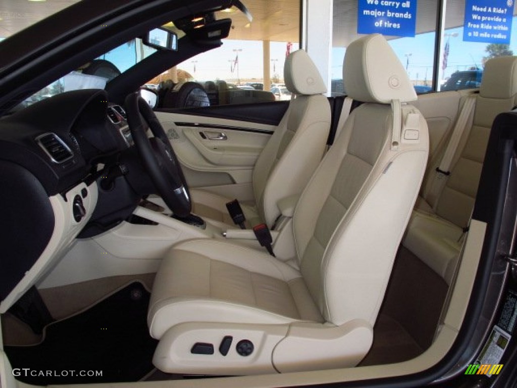 Cornsilk Beige Interior 2014 Volkswagen Eos Executive Photo #86561268