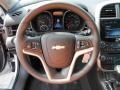 Jet Black 2014 Chevrolet Malibu LT Steering Wheel