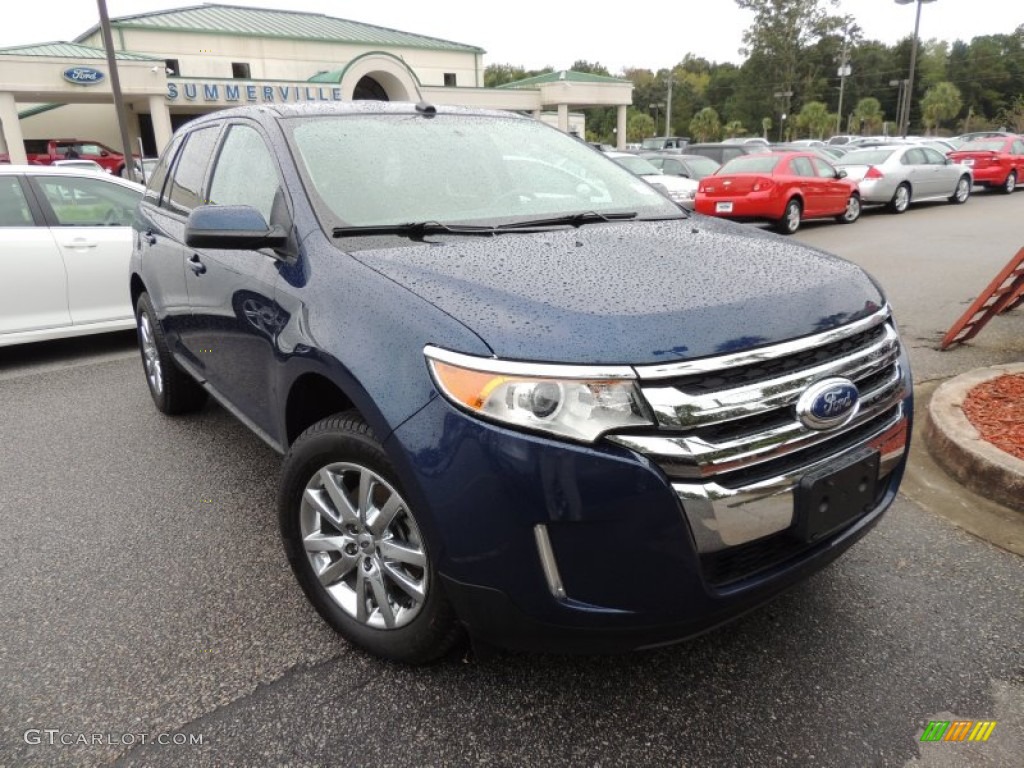 2012 Edge SEL - Dark Blue Pearl Metallic / Medium Light Stone photo #1