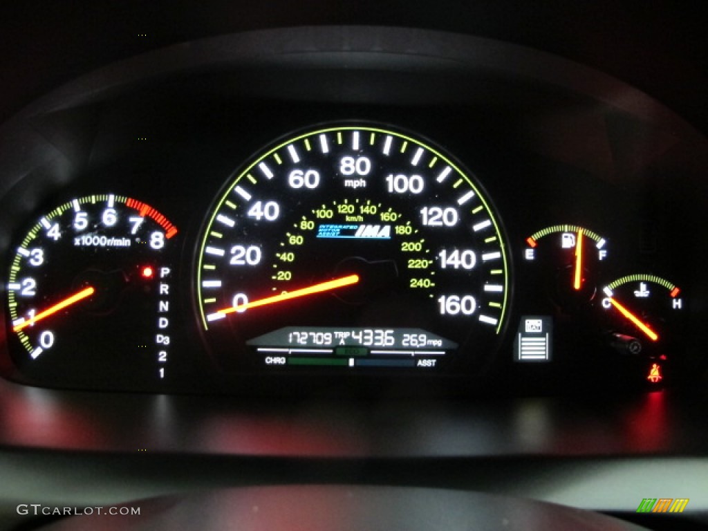 2005 Accord Hybrid Sedan - Silver Frost Metallic / Gray photo #27