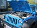 2012 Cosmos Blue Jeep Wrangler Unlimited Sahara Mopar JK-8 Conversion 4x4  photo #8
