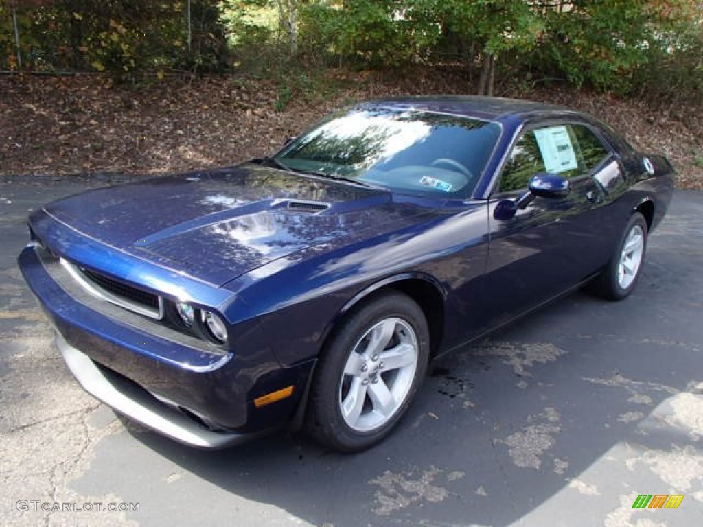 Jazz Blue Pearl Coat 2014 Dodge Challenger SXT Exterior Photo #86564199