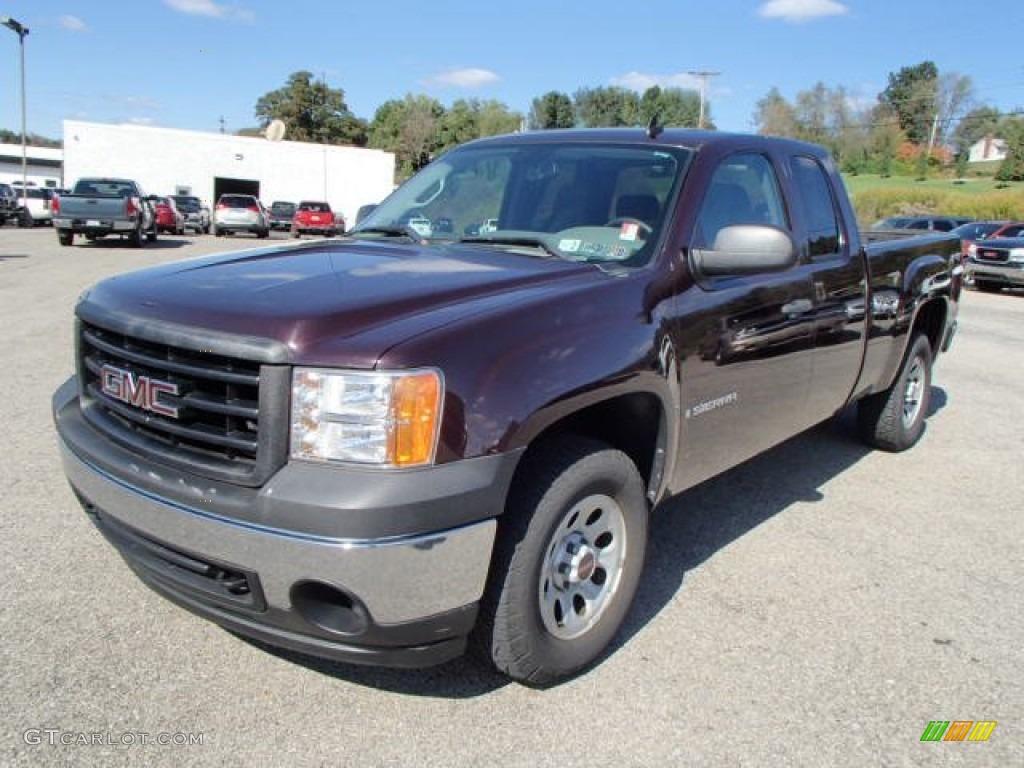 2008 Sierra 1500 Extended Cab 4x4 - Dark Crimson Metallic / Dark Titanium photo #1