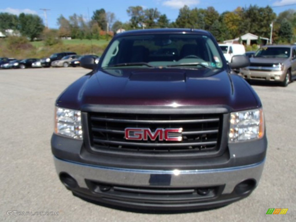 2008 Sierra 1500 Extended Cab 4x4 - Dark Crimson Metallic / Dark Titanium photo #2