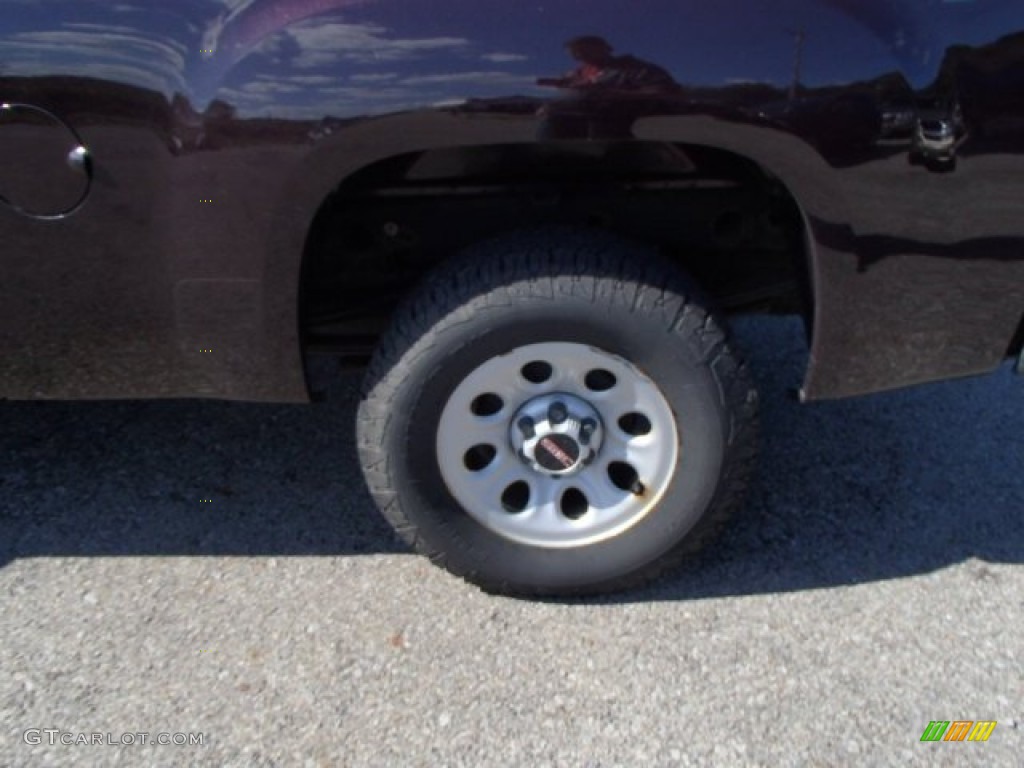 2008 Sierra 1500 Extended Cab 4x4 - Dark Crimson Metallic / Dark Titanium photo #7