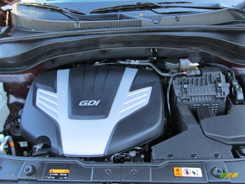 2014 Kia Sorento EX V6 AWD 3.3 Liter GDI DOHC 24-Valve CVVT V6 Engine Photo #86565912