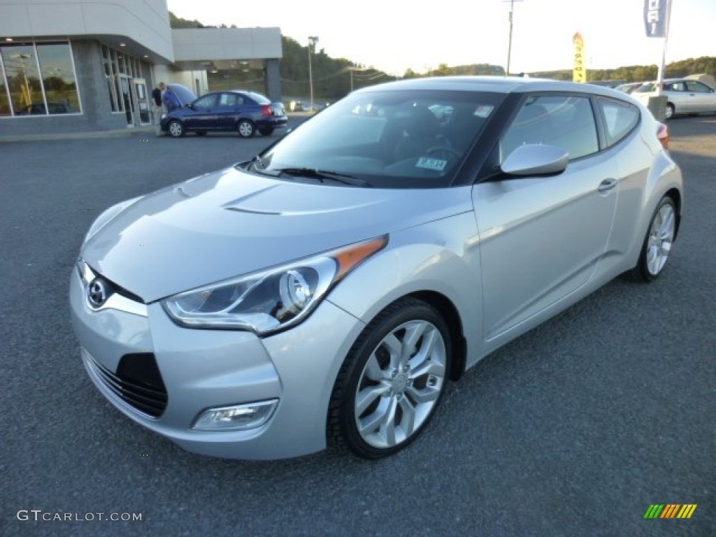 Ironman Silver 2012 Hyundai Veloster Standard Veloster Model Exterior Photo #86565940