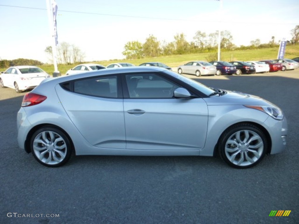 Ironman Silver 2012 Hyundai Veloster Standard Veloster Model Exterior Photo #86566050