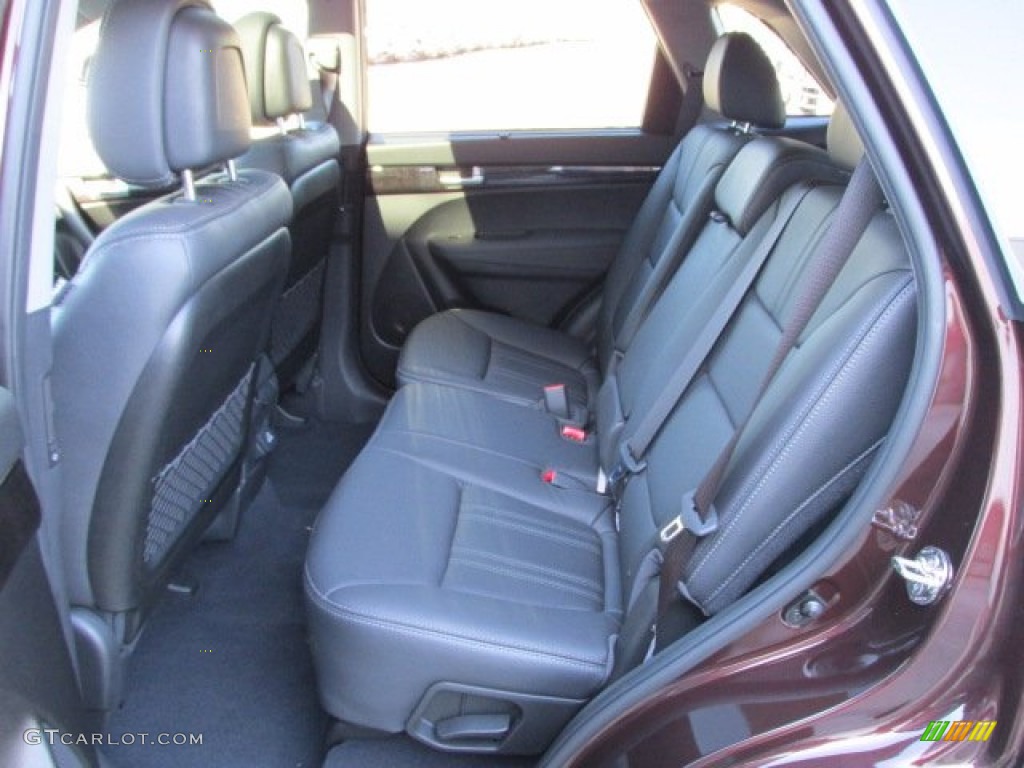Black Interior 2014 Kia Sorento EX V6 AWD Photo #86566119