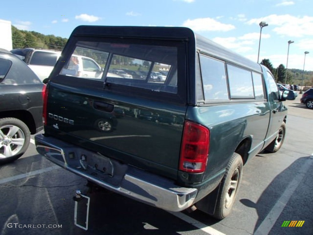 2002 Ram 1500 ST Regular Cab - Forest Green Pearlcoat / Dark Slate Gray photo #4
