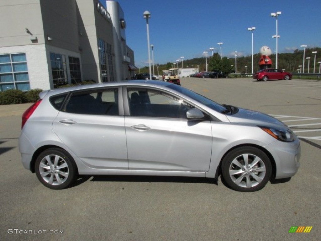 Ironman Silver 2013 Hyundai Accent SE 5 Door Exterior Photo #86566284