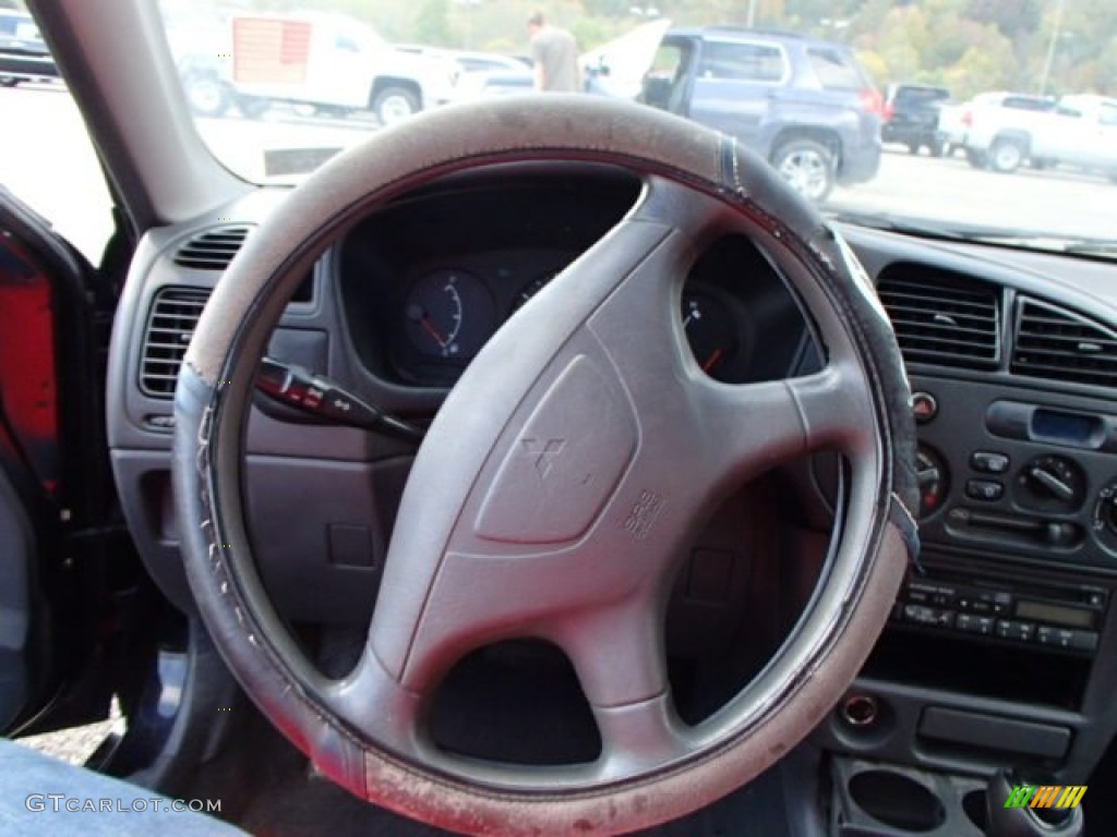 2000 Mirage DE Sedan - Black / Gray photo #13