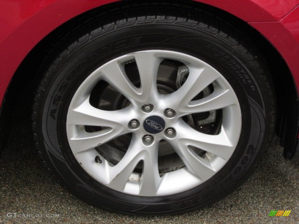2011 Taurus SEL - Red Candy / Charcoal Black photo #3